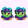 Taco Bell Duolingo Plush 2PCS