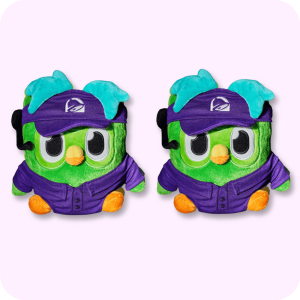 Taco Bell Duolingo Plush 2PCS