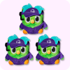 Taco Bell Duolingo Plush 3PCS