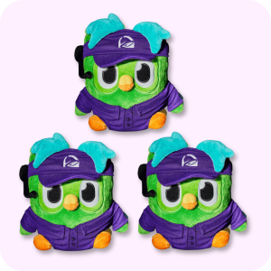 Taco Bell Duolingo Plush 3PCS